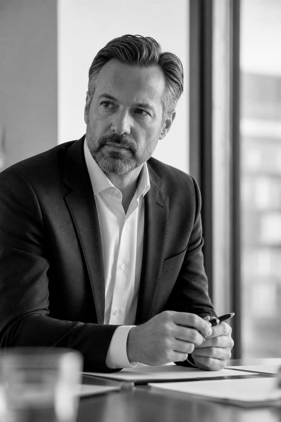 Senior executive considering transaction priorities